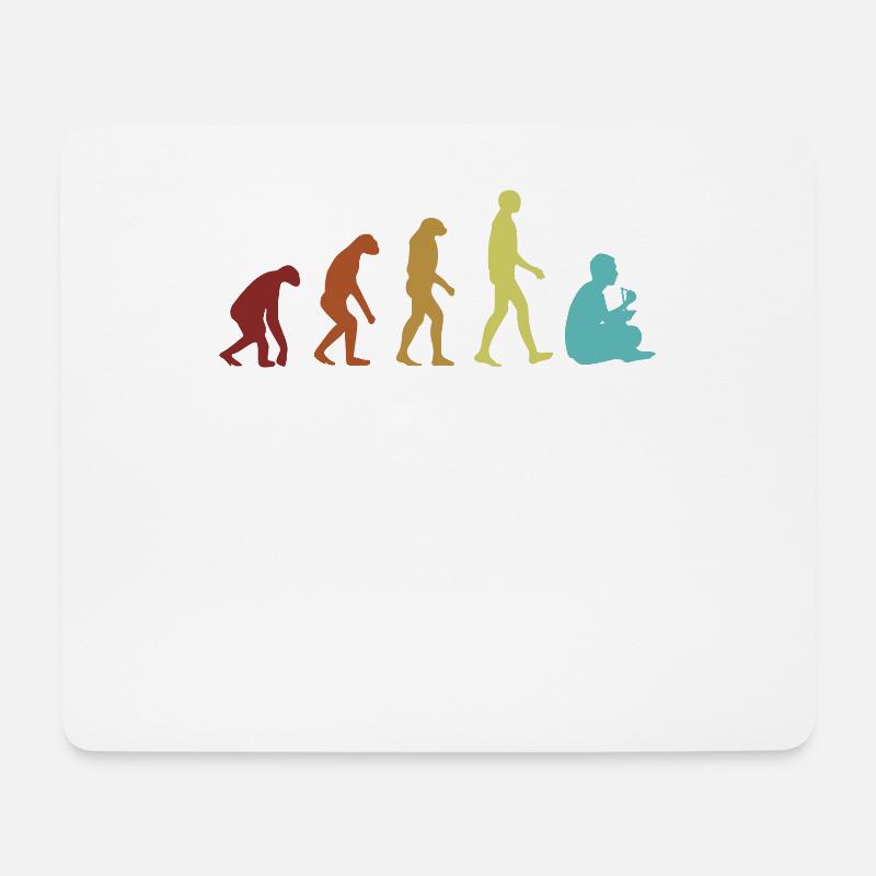 Ramen Evolution Schale Miso Shoyu Lover Tonkotsu - Mousepad (Querformat) - Weiß