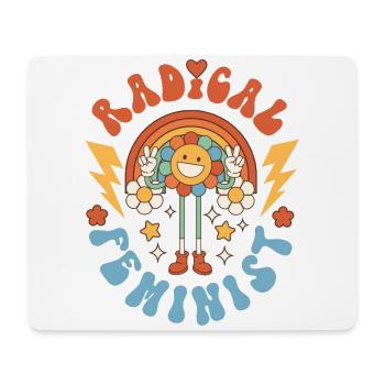 Feminist Radical Feminist - Mouse Pad (horizontal) - white - Front