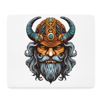 Viking Warrior Valhalla Odin - Mouse Pad (horizontal) - white - Front