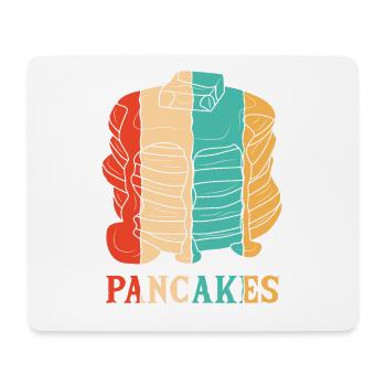 Retro Recipes Griddlecake Flapjack Lover Pancake - Mouse Pad (horizontal) - white - Front