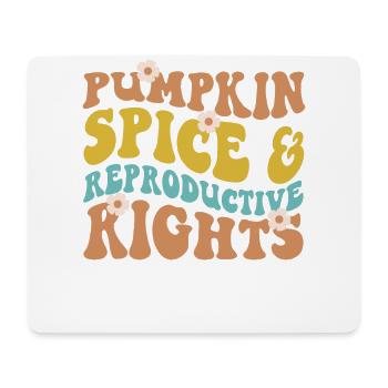Feminist Pumpkin Spice & - Mouse Pad (horizontal) - white - Front