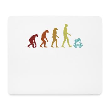 Evolution Haustier Costa Rica Liebhaber Rotäugiger Laubfrosch - Mousepad (Querformat) - Weiß - Vorne