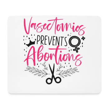 Feminist Vasectomies Prevents - Mousepad (Querformat) - Weiß - Vorne
