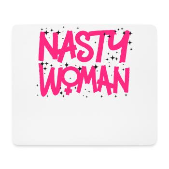 Feminist Nasty Woman - Mouse Pad (horizontal) - white - Front