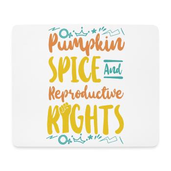 Feminist Pumpkin Spice & - Mouse Pad (horizontal) - white - Front