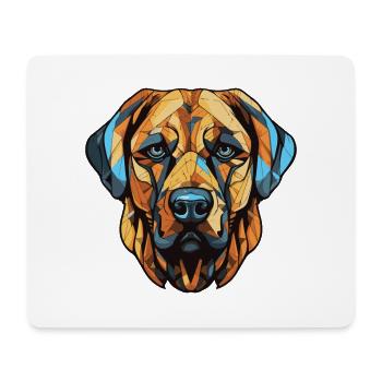 Kangal Hund Portrait - Mousepad (Querformat) - Weiß - Vorne