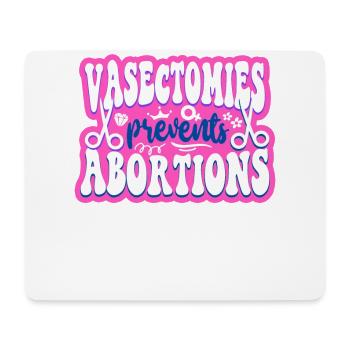 Feminist Vasectomies Prevents - Mousepad (Querformat) - Weiß - Vorne