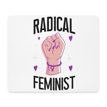 Feminist Radical Feminist - Mouse Pad (horizontal) - white - Front