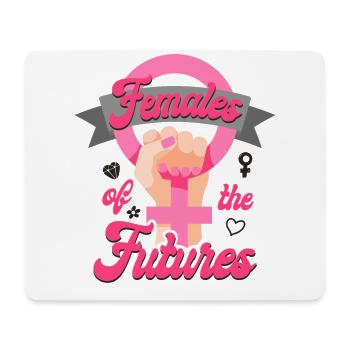 Feminist Females Of The Future - Mouse Pad (horizontal) - white - Front