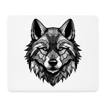 Akita Dog Portrait - Mouse Pad (horizontal) - white - Front