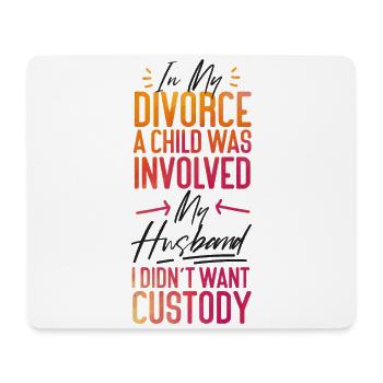 Happy Divorce Party dans mon divorce - Tapis de souris (format paysage) - blanc - Devant