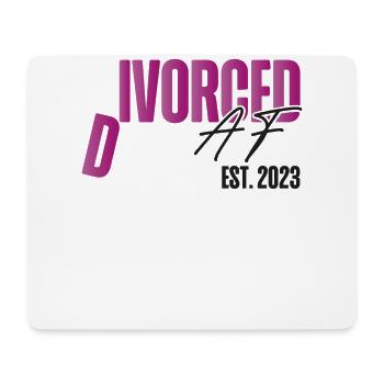 Happy Divorce Party Divorced Af - Mouse Pad (horizontal) - white - Front