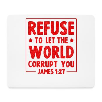 Bible Verses - Mouse Pad (horizontal) - white - Front