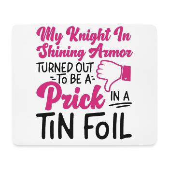 Happy Divorce Party My Knight In - Mousepad (Querformat) - Weiß - Vorne