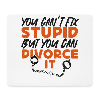 Happy Divorce Party You Can't Fix - Mousepad (Querformat) - Weiß - Vorne