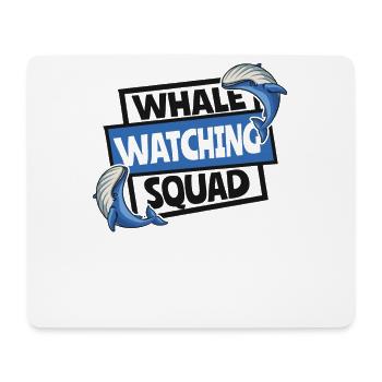Walbeobachtungsgruppe Blauer Beluga Cetacea Wal - Mousepad (Querformat) - Weiß - Vorne