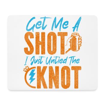 Happy Divorce Party Get Me A Shot - Tapis de souris (format paysage) - blanc - Devant