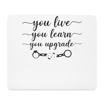 Happy Divorce Party You Live You - Mouse Pad (horizontal) - white - Front