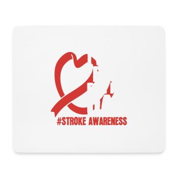 Ich Trage Rot Für Meinen Vater Für Alle - Mousepad (Querformat) - Weiß - Vorne