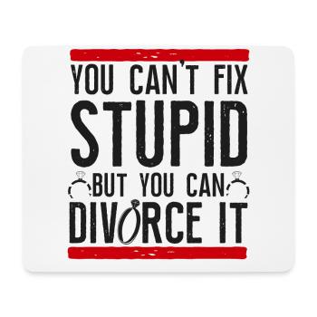 Happy Divorce Party You Can't Fix - Mousepad (Querformat) - Weiß - Vorne