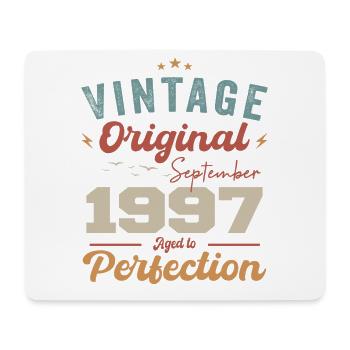Septembre 1997 Anniversaire 1997 Septembre Cadeau - Tapis de souris (format paysage) - blanc - Devant