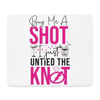 Happy Divorce Party Get Me A Shot - Tapis de souris (format paysage) - blanc - Devant