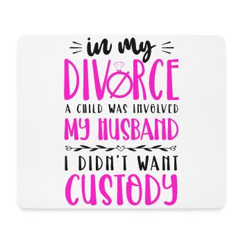 Happy Divorce Party dans mon divorce - Tapis de souris (format paysage) - blanc - Devant