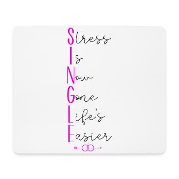 Happy Divorce Party Stress Is Now - Mouse Pad (horizontal) - white - Front