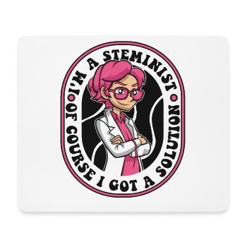 Of Course I Got A Solution Scientist STEM - Mouse Pad (horizontal) - white - Front