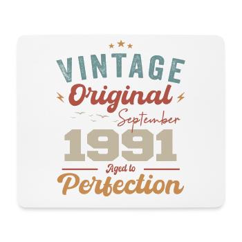 September 1991 Anniversary 1991 September Gift - Mouse Pad (horizontal) - white - Front