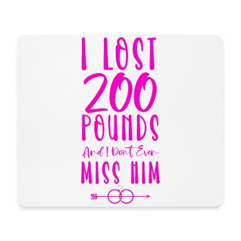 Happy Divorce Party I Lost 200 - Mousepad (Querformat) - Weiß - Vorne