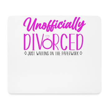 Happy Divorce Party officieusement - Tapis de souris (format paysage) - blanc - Devant