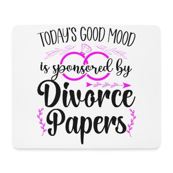 Happy Divorce Party Today's Good - Mousepad (Querformat) - Weiß - Vorne