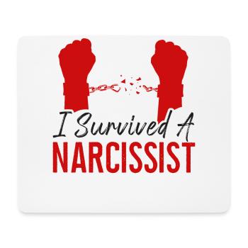 Happy Divorce Party I Survived A - Mouse Pad (horizontal) - white - Front