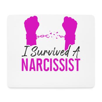 Happy Divorce Party I Survived A - Mouse Pad (horizontal) - white - Front