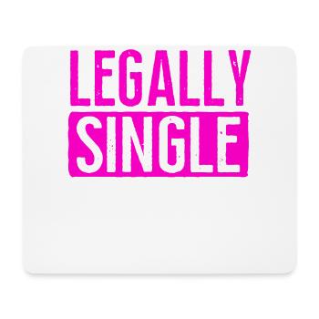 Happy Divorce Party Legally Single - Mousepad (Querformat) - Weiß - Vorne