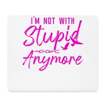Happy Divorce Party I'm Not With - Mousepad (Querformat) - Weiß - Vorne