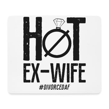 Happy Divorce Party Hot Ex-Wife - Mouse Pad (horizontal) - white - Front