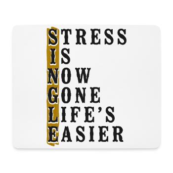 Happy Divorce Party Stress Is Now - Mouse Pad (horizontal) - white - Front