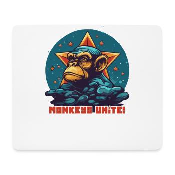 Apes of Resistance, unite! - Mouse Pad (horizontal) - white - Front