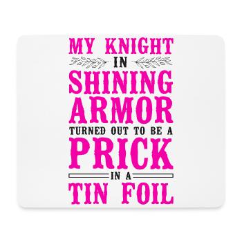 Happy Divorce Party My Knight In - Mousepad (Querformat) - Weiß - Vorne