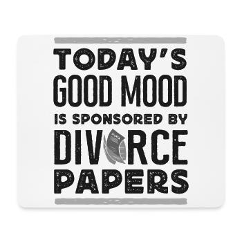 Happy Divorce Party Today's Good - Mousepad (Querformat) - Weiß - Vorne