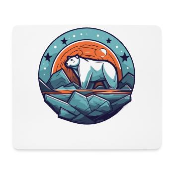 The Last Polar Bear - Mouse Pad (horizontal) - white - Front
