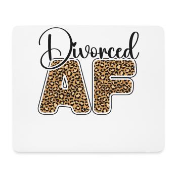 Happy Divorce Party Leopard - Mousepad (Querformat) - Weiß - Vorne