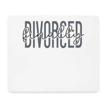 Happy Divorce Party Divorced - Mouse Pad (horizontal) - white - Front