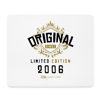 2006 limited edition Geburtstag - Mousepad (Querformat) - Weiß - Vorne