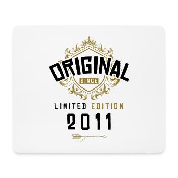 2011 limited edition Geburtstag - Mousepad (Querformat) - Weiß - Vorne