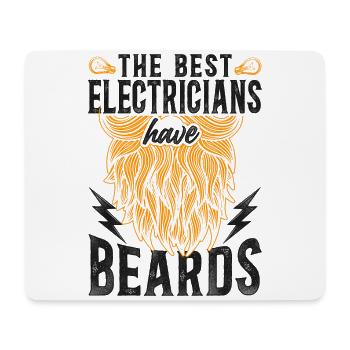 Beard Lover Bearded Man - Mousepad (Querformat) - Weiß - Vorne