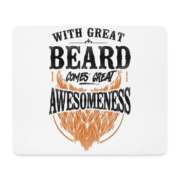 Beard Lover Bearded Man Ginger - Mouse Pad (horizontal) - white - Front