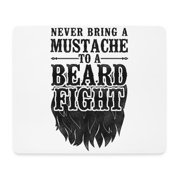 Beard Lover Bearded Man Never - Mouse Pad (horizontal) - white - Front